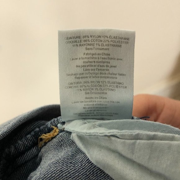 HAUTE MAMA Denim Jean Shorts Size Small - Picture 10 of 10